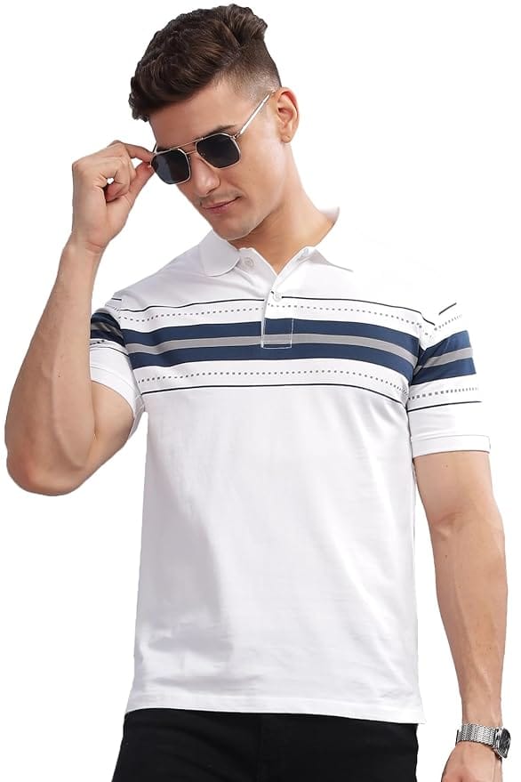 ADRO Regular Fit Polo T-Shirt for Men
