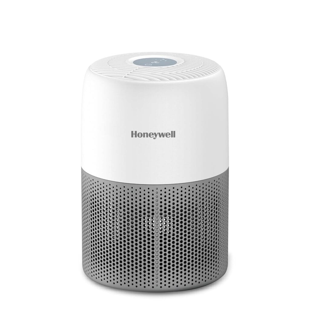 Honeywell Air Purifier for Home & Office, 3-in-1, Pre, H13 HEPA, Activated Carbon, Removes 99.99% Pollutants, Allergens, Pet Danger, Smoke, Dust & Pollens - Air touch V1